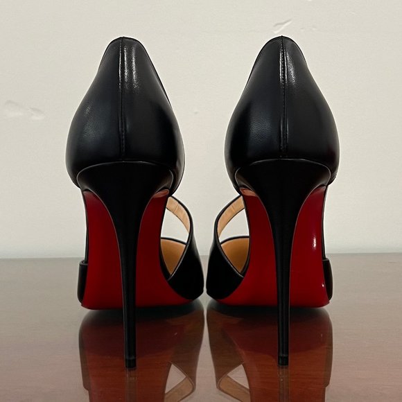 NIB Christian Louboutin Catchy One 100 Nappa Shiny Heels - Picture 9 of 15